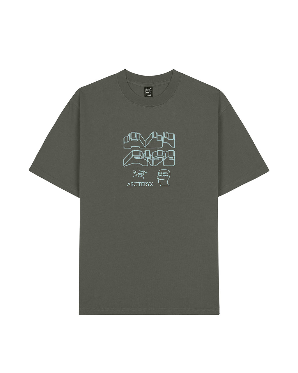 Brain Dead x Arc'teryx All Rise London T-shirt - Forest Green