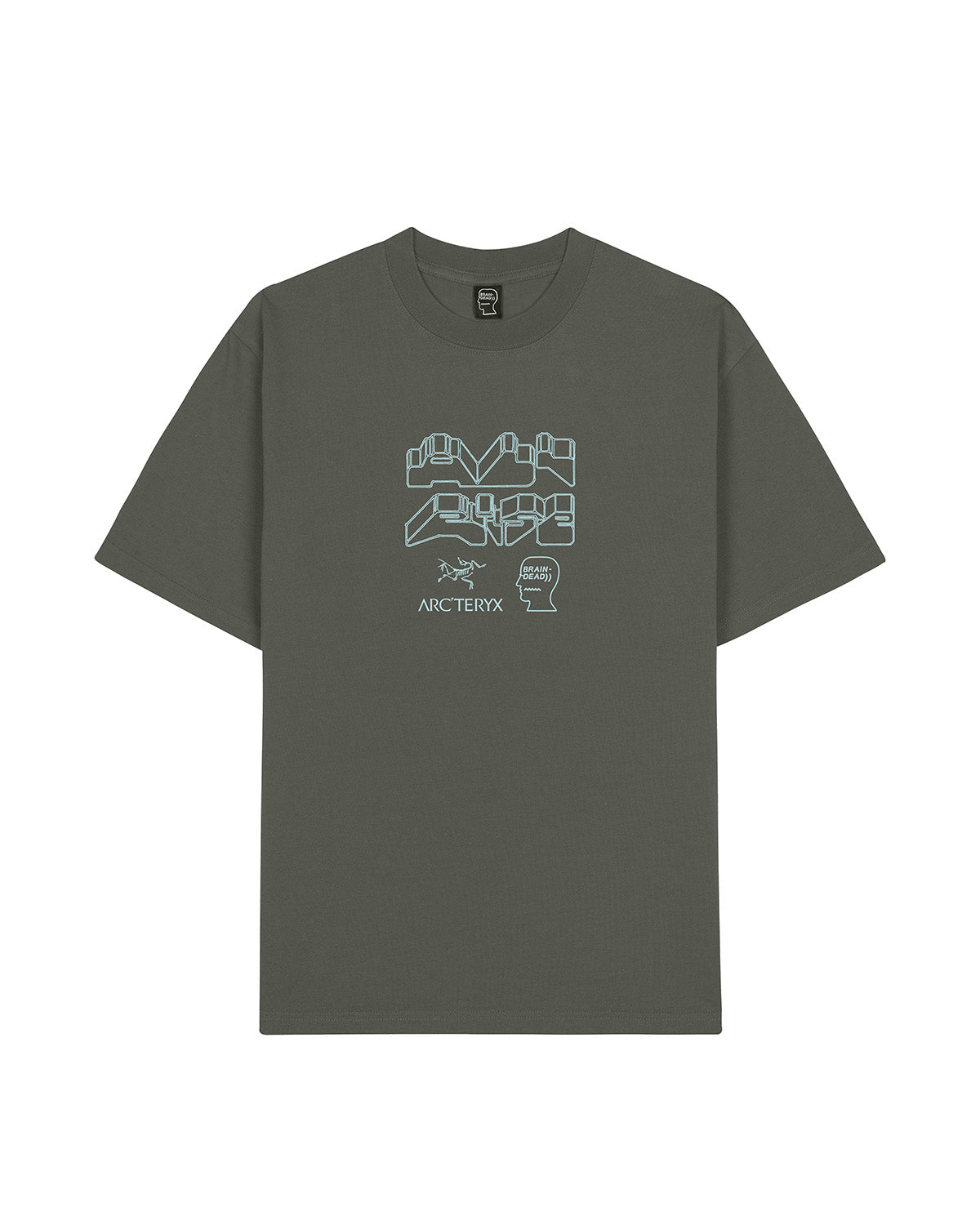 Brain Dead x Arc'teryx All Rise London T-shirt - Forest Green
 1