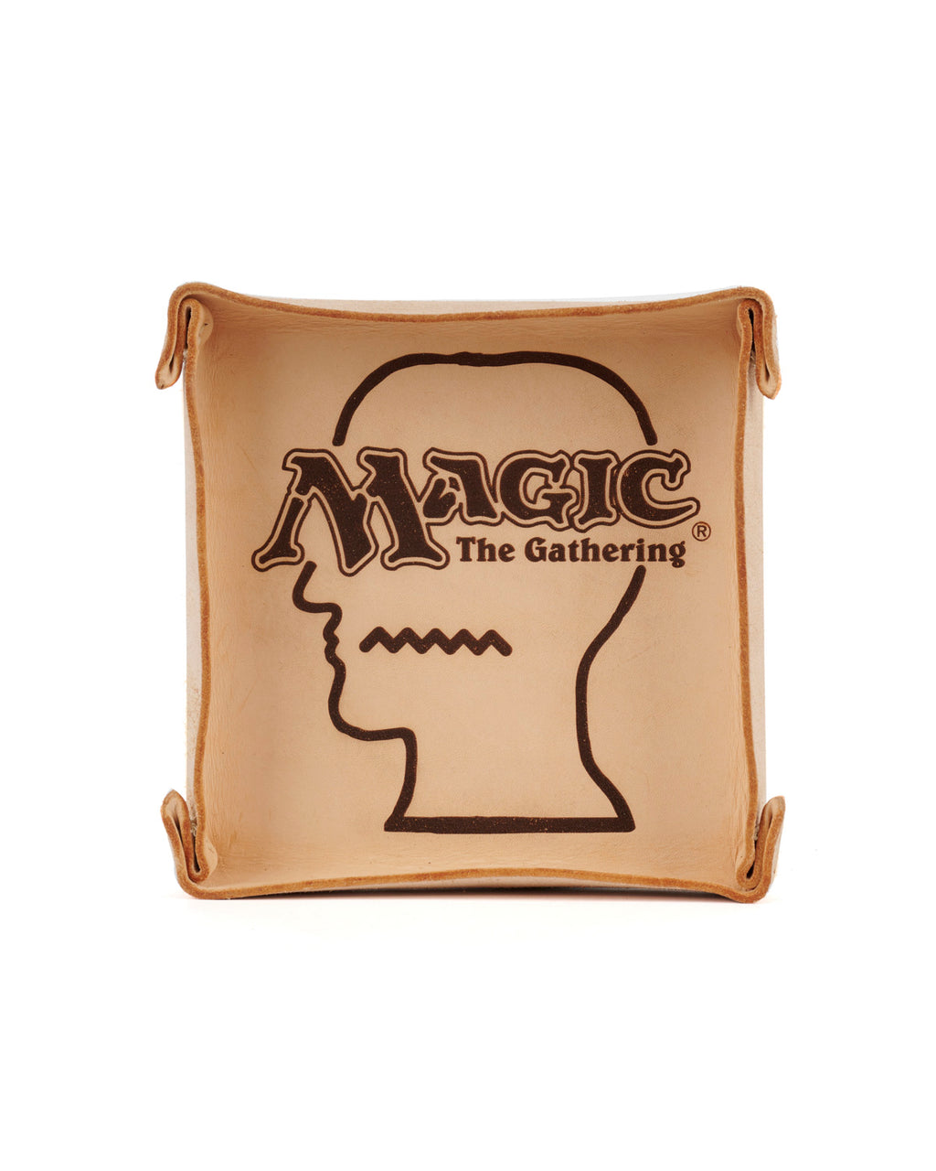 Brain Dead x Magic: The Gathering x Alterior Dice Tray - Natural Tanned Leather