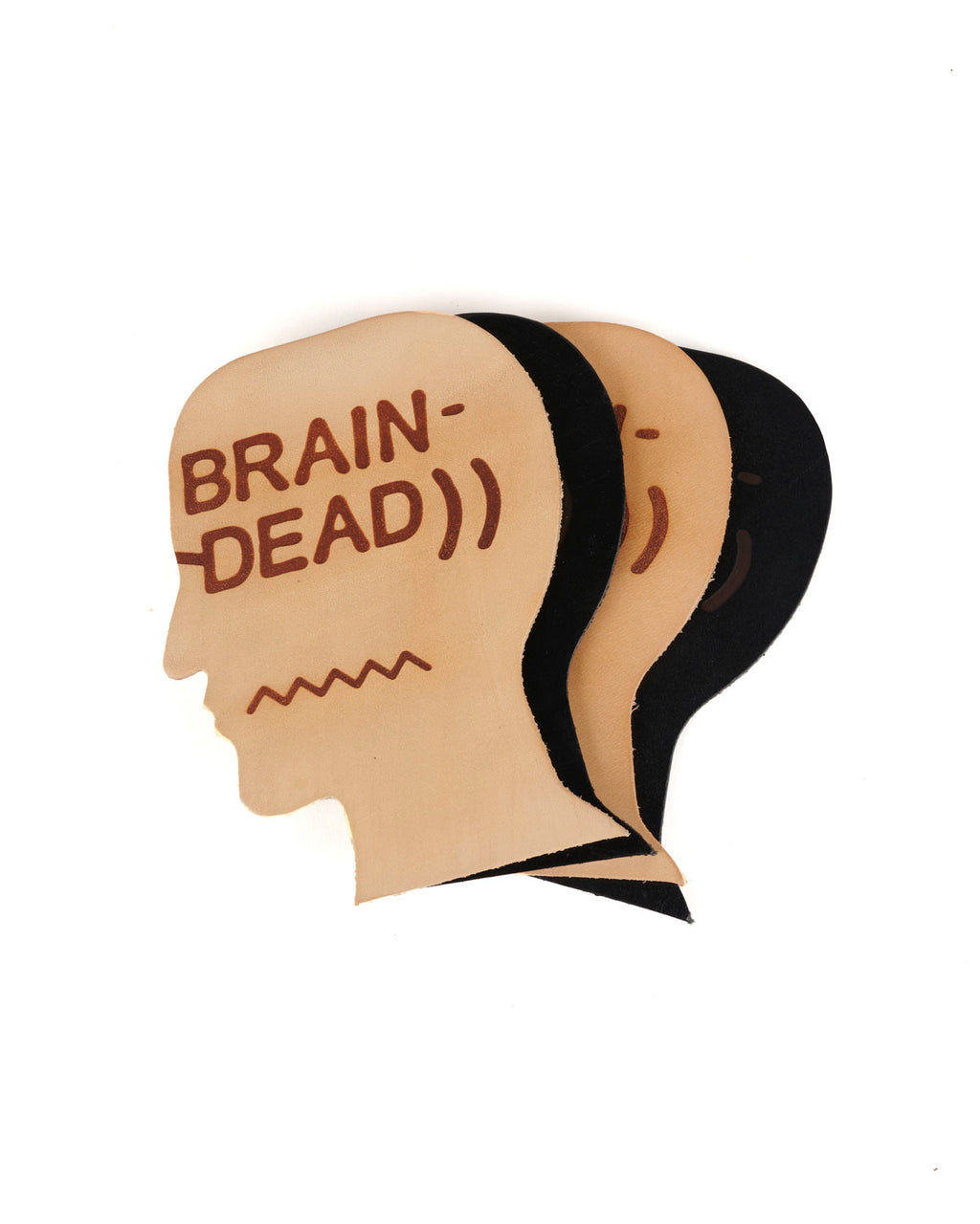 Brain Dead x Alterior Leather Coaster Pack - Multi 1
