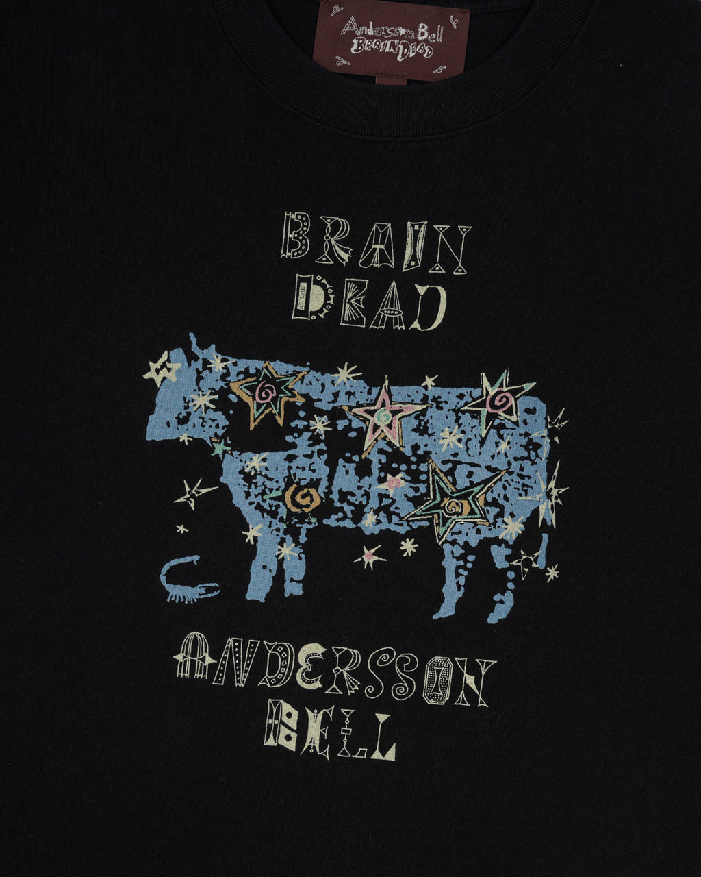 Brain Dead x Andersson Bell Cow T-shirt - Black 3