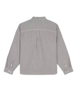 Angel Striped Half Zip Work Shirt - Natural 5