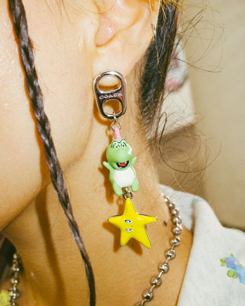 Brain Dead x Coach Drop Earrings - Silver Multi 2