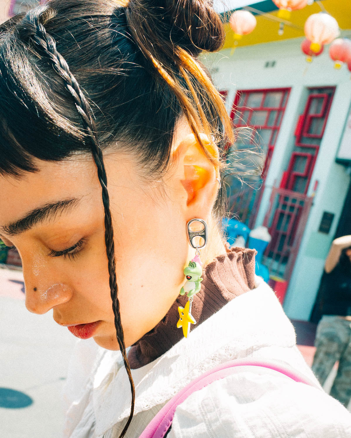 Brain Dead x Coach Drop Earrings - Silver Multi 3