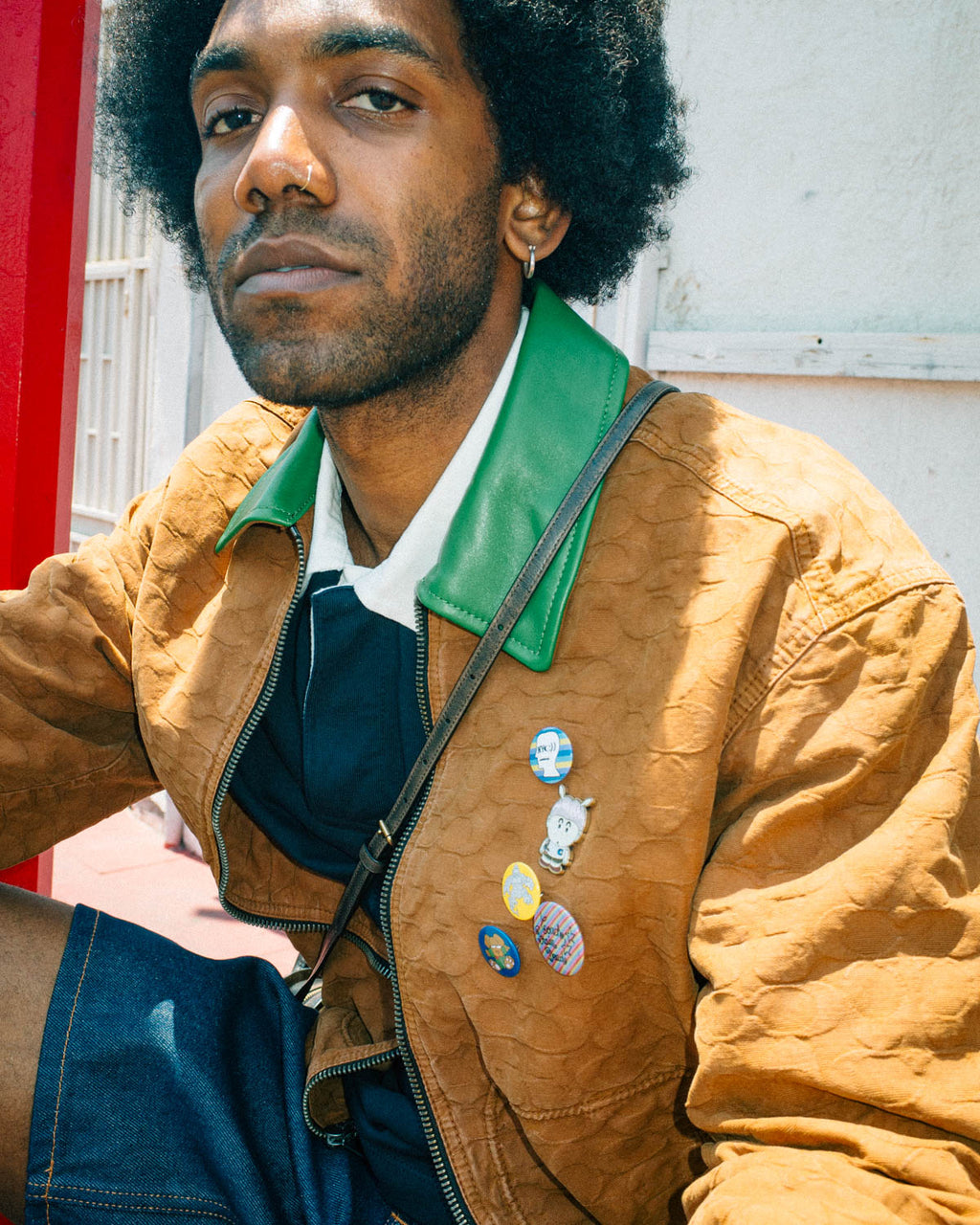 Brain Dead x Coach Zip Front Blouson - Brown 4