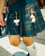 Brain Dead x Coach Mini Plaid Pleated Skirt - Dark Brown 2
