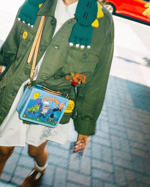 Brain Dead x Coach Lunch Box - Purple Multi 2