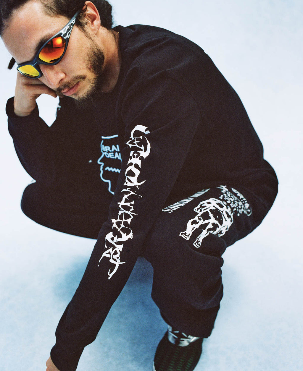 Brain Dead x Oakley Straight Jacket 99 Sunglasses - X-Silver 4