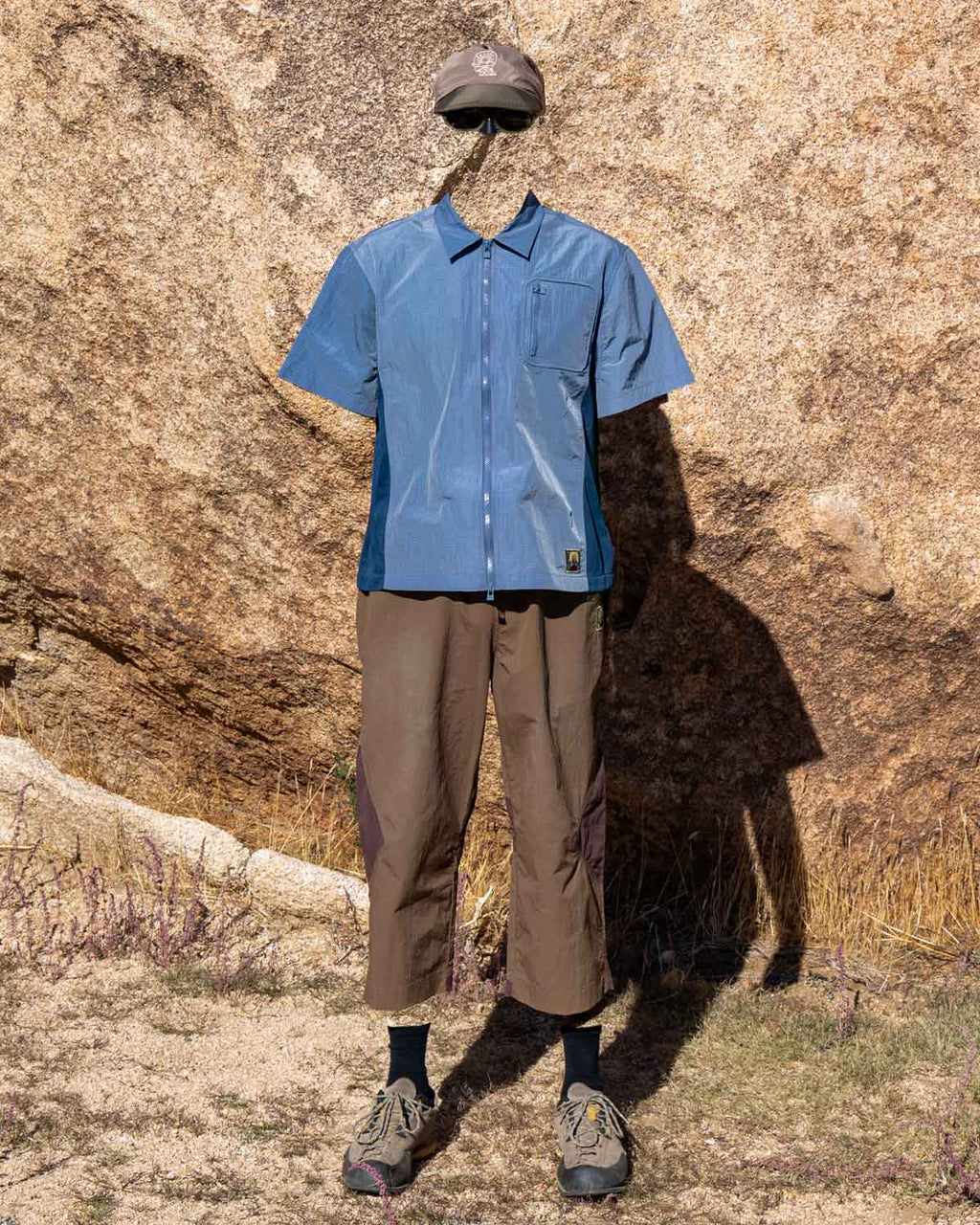 Nylon Equipment Hitting Shirt - Slate Blue 2