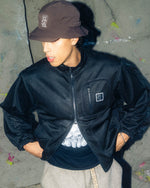 Brain Dead Equipment Tennis Zip Jacket - Black Mesh 2