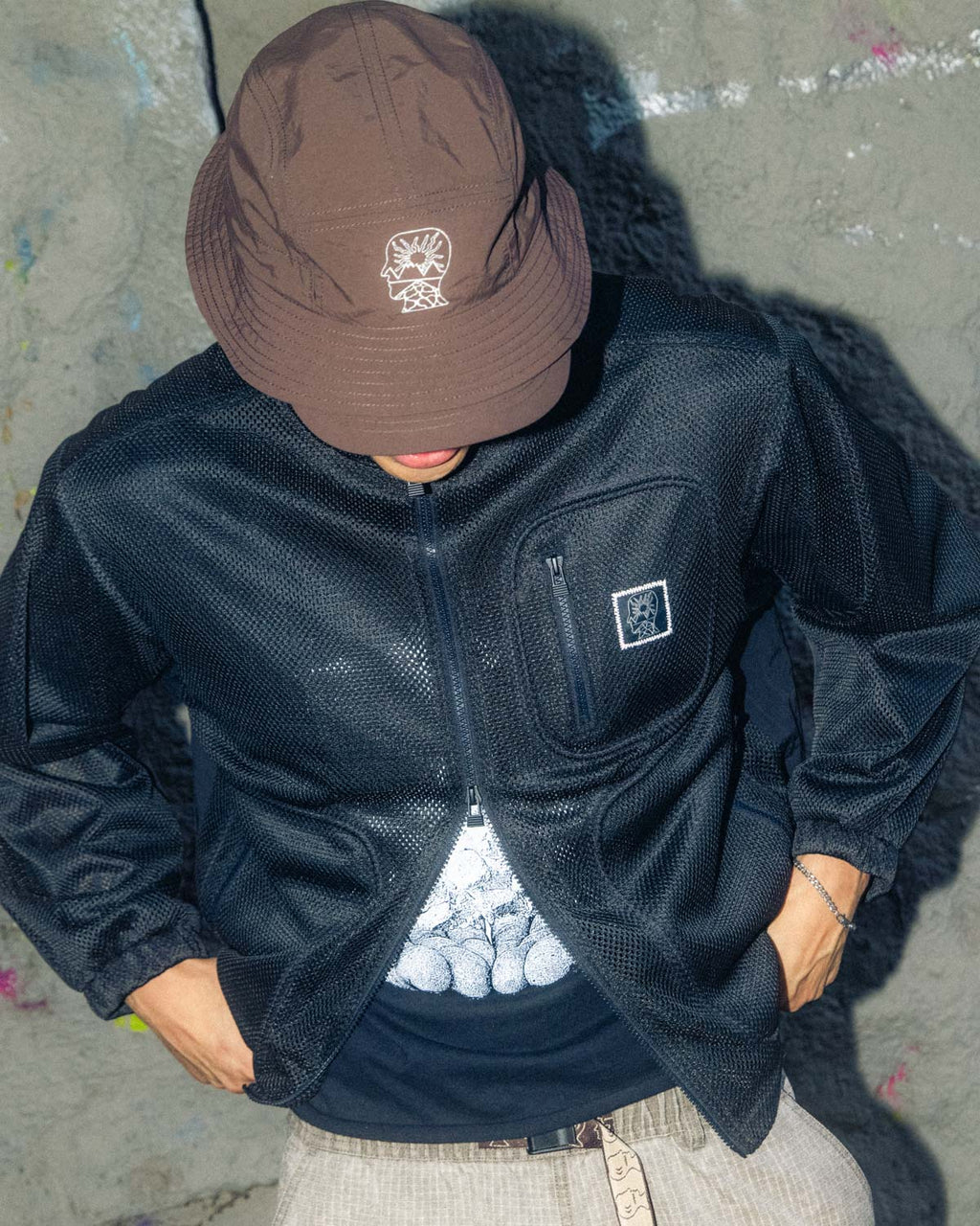Brain Dead Equipment Bucket Brim Hat - Brown 4