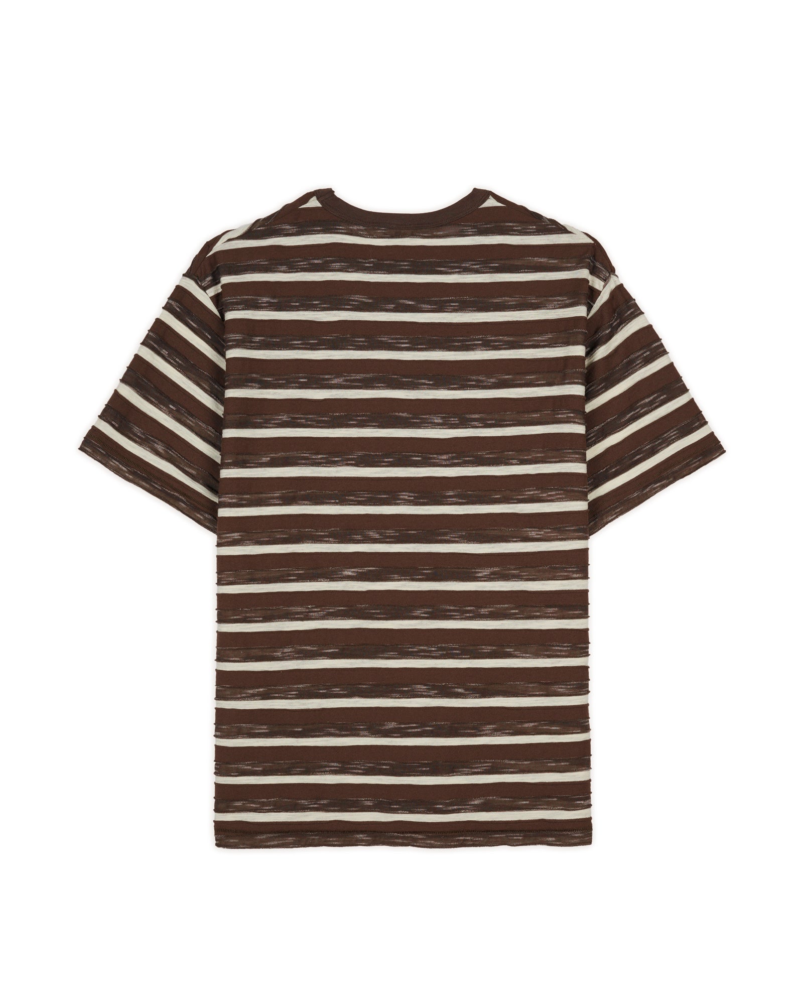 Casey Striped T-shirt - Coffee 2