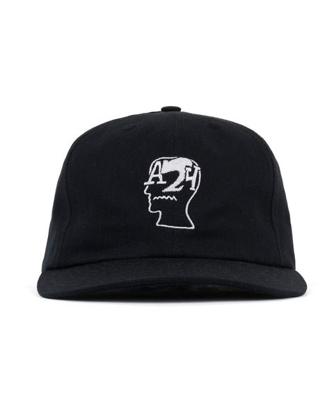 Brain Dead x A24 6 Panel Hat - Black