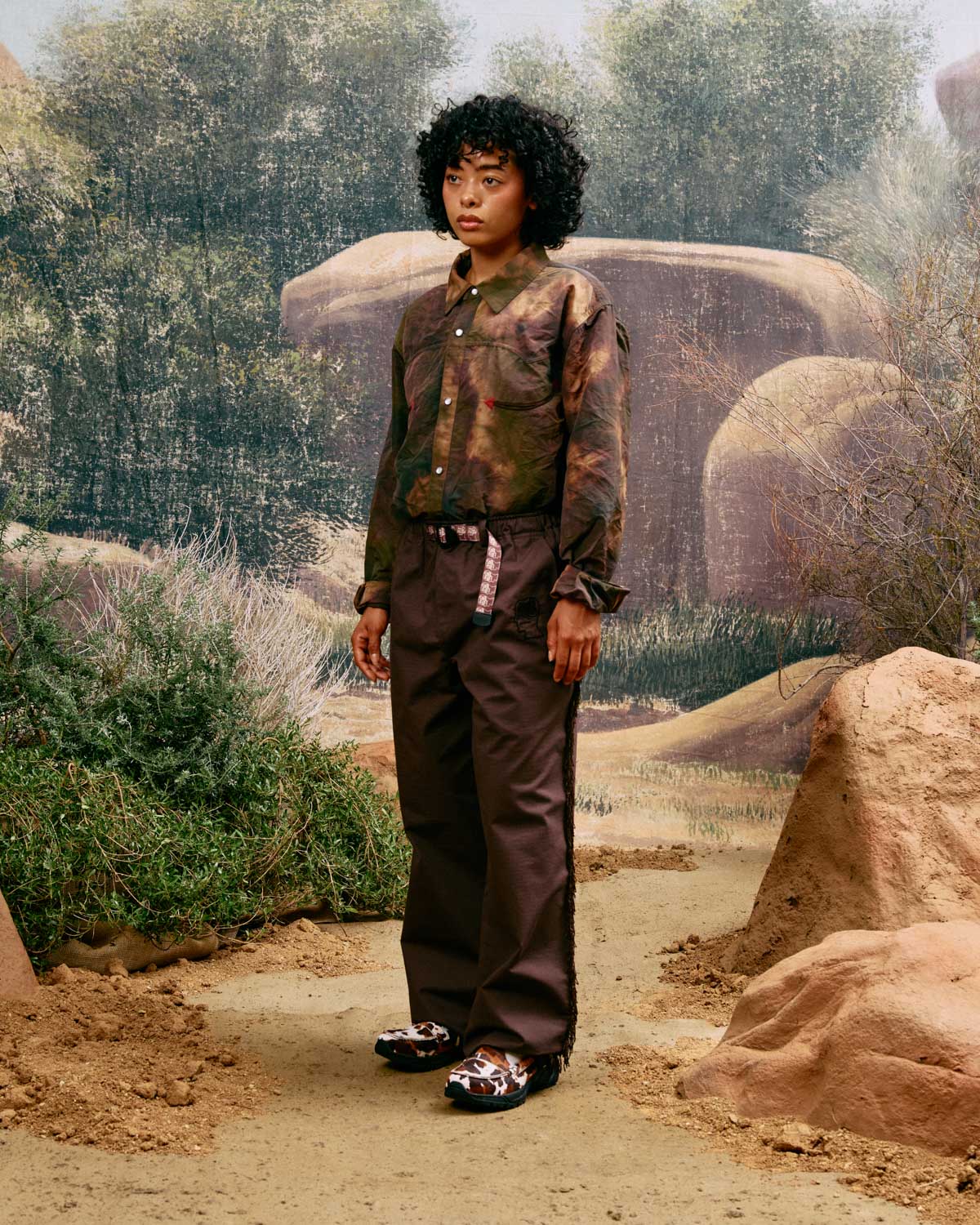 Brain Dead x Andersson Bell Fringe Pants - Multi 2