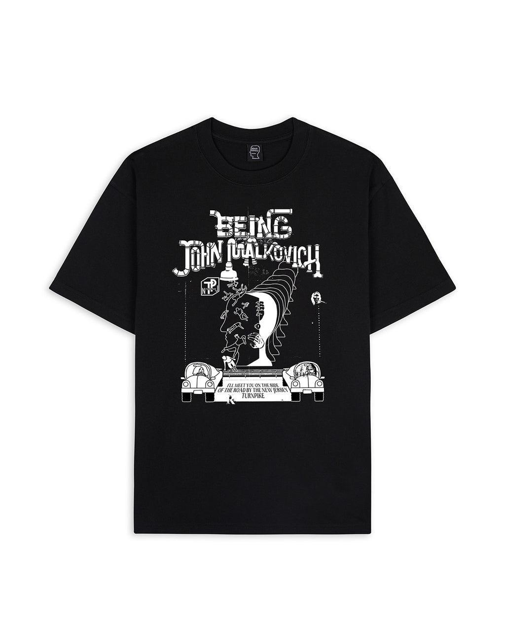 Brain Dead x Being John Malkovich Turnpike T-shirt - Black