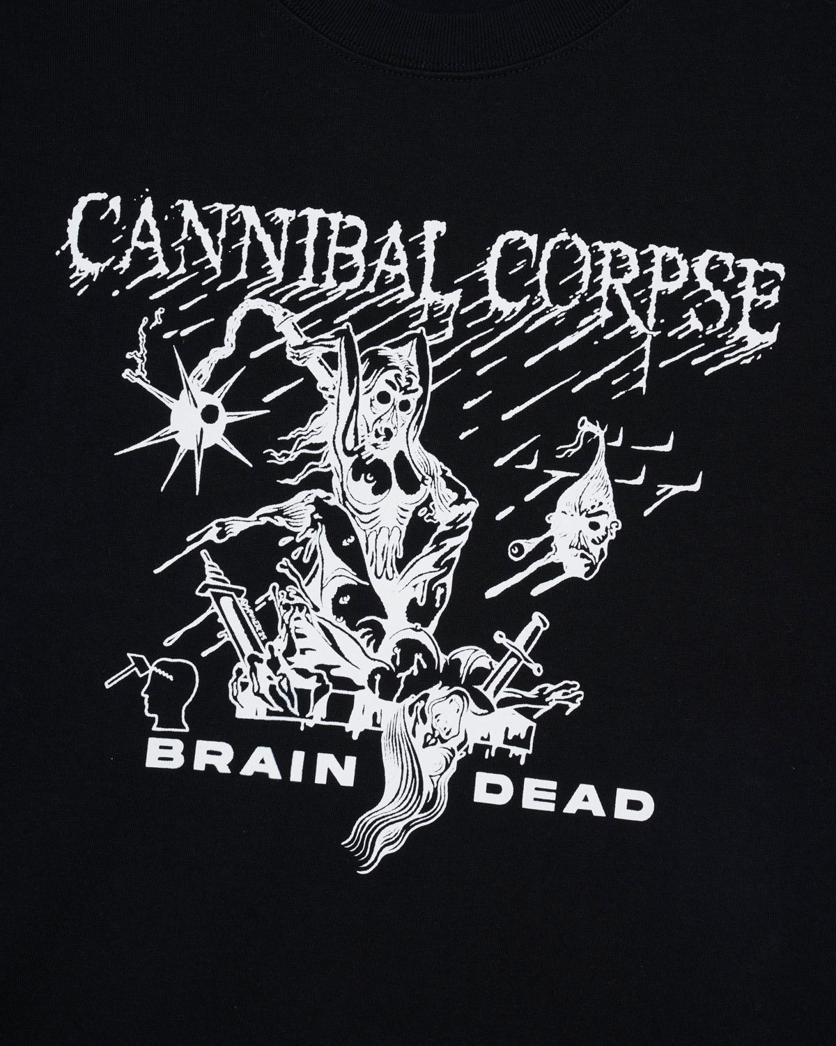 Brain Dead x Cannibal Corpse Mutilation Long Sleeve - Black 2