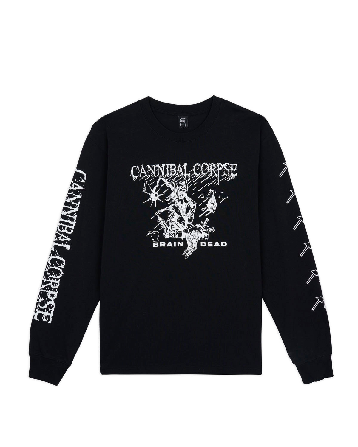 Brain Dead x Cannibal Corpse Mutilation Long Sleeve - Black