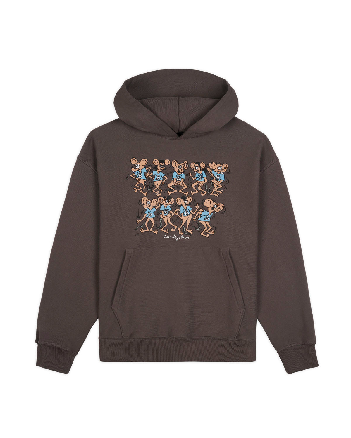 Rat Dance Soundsystem Hoodie - Clay – Brain Dead