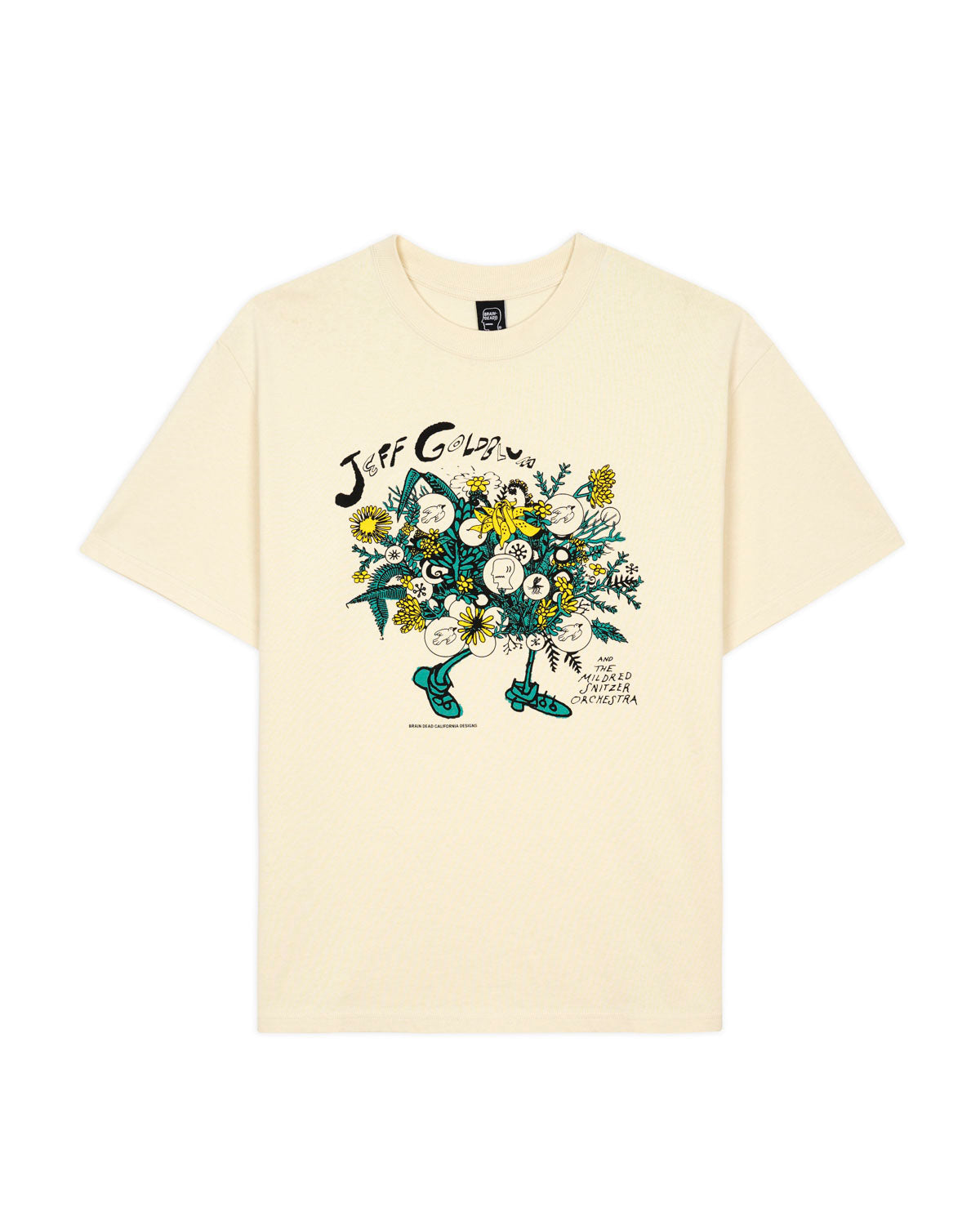 Brain Dead x Jeff Goldblum Still Blooming T-shirt - Natural