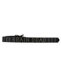 Brain Dead x Hollywood Trading Co Studded Skinny Belt - Black