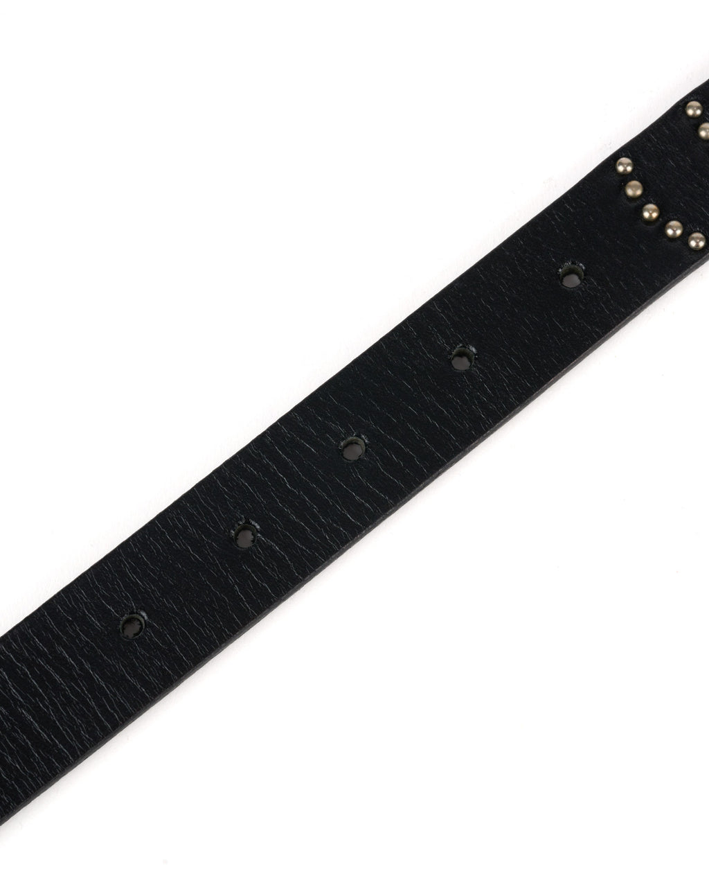 Brain Dead x Hollywood Trading Co Studded Skinny Belt - Black 5