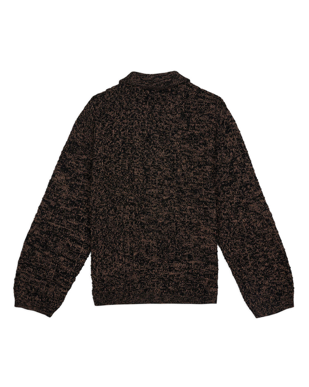 Waffle Pullover Sweater - Charcoal 5