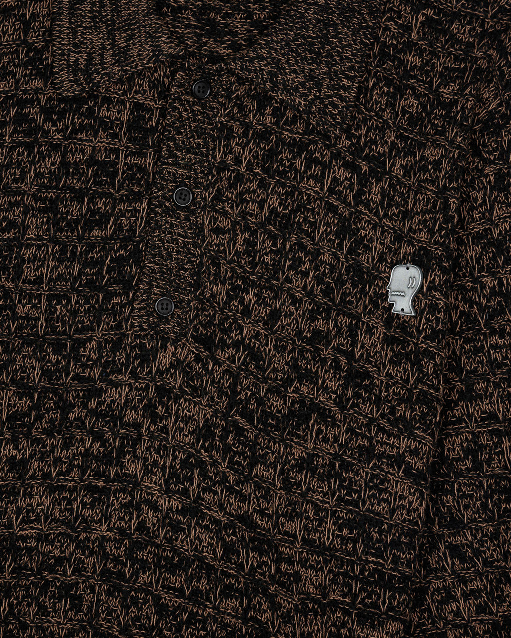 Waffle Pullover Sweater - Charcoal 3