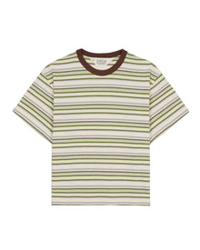 Looped Stripe T-shirt - Green Multi