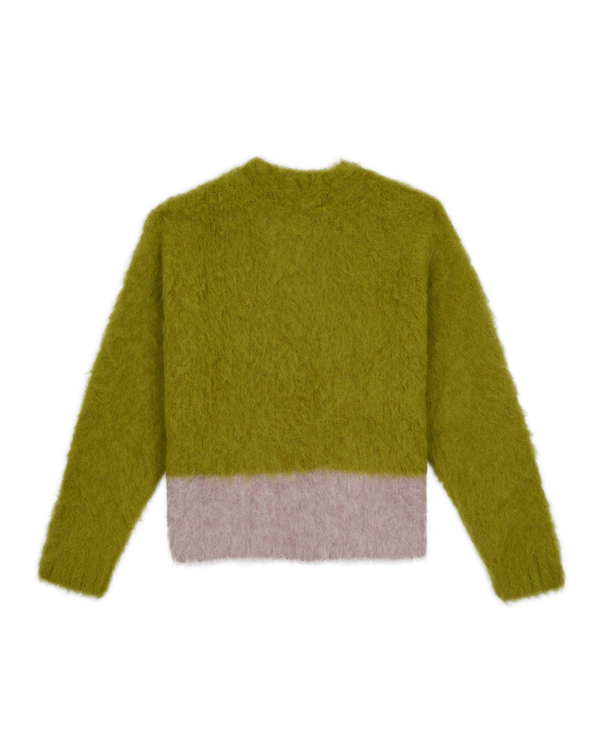 Super Hairy Boxy Knit Sweater - Lime – Brain Dead