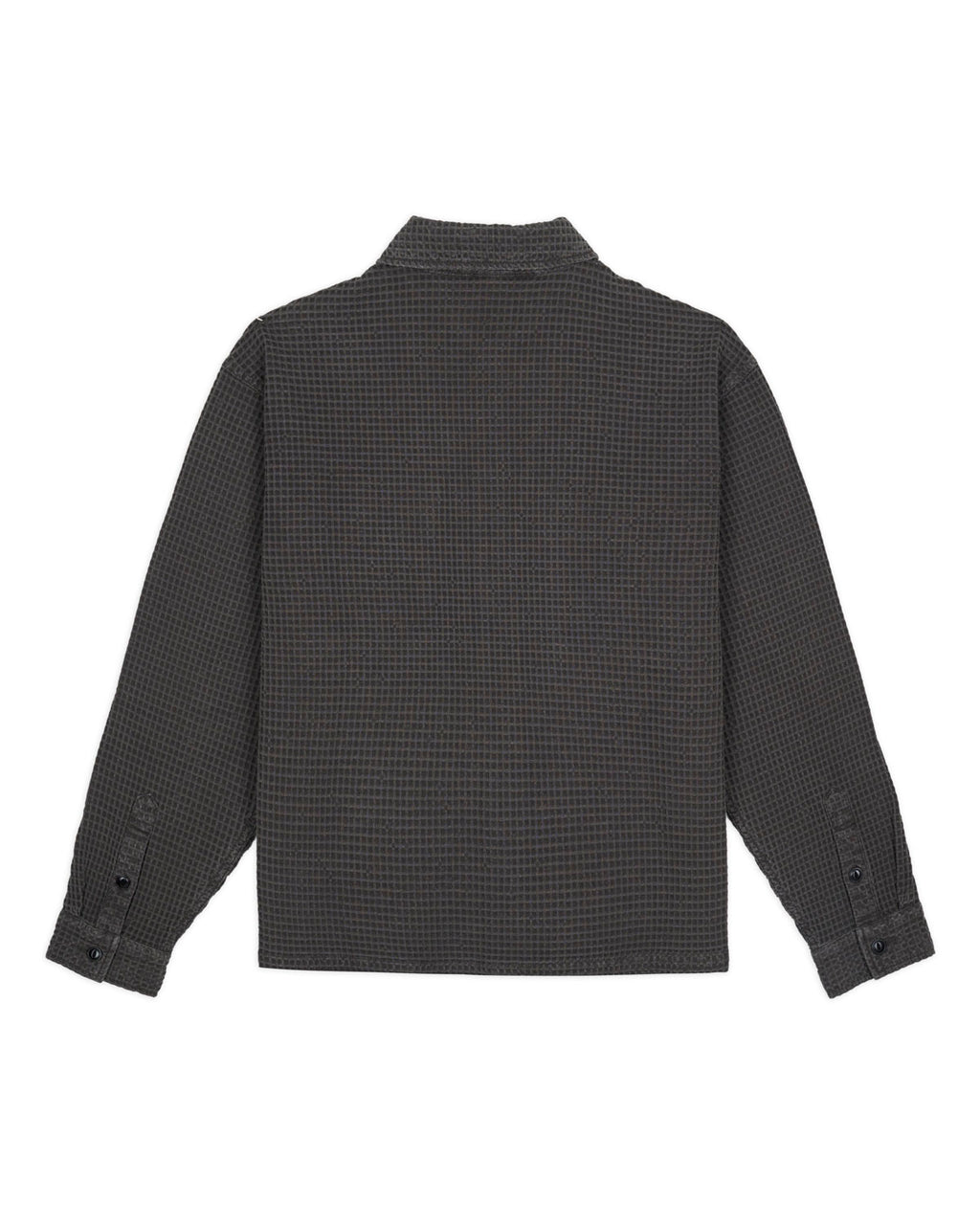 Waffle Button Front Shirt - Clay 5