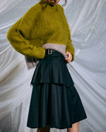 Super Hairy Boxy Knit Sweater - Lime 8