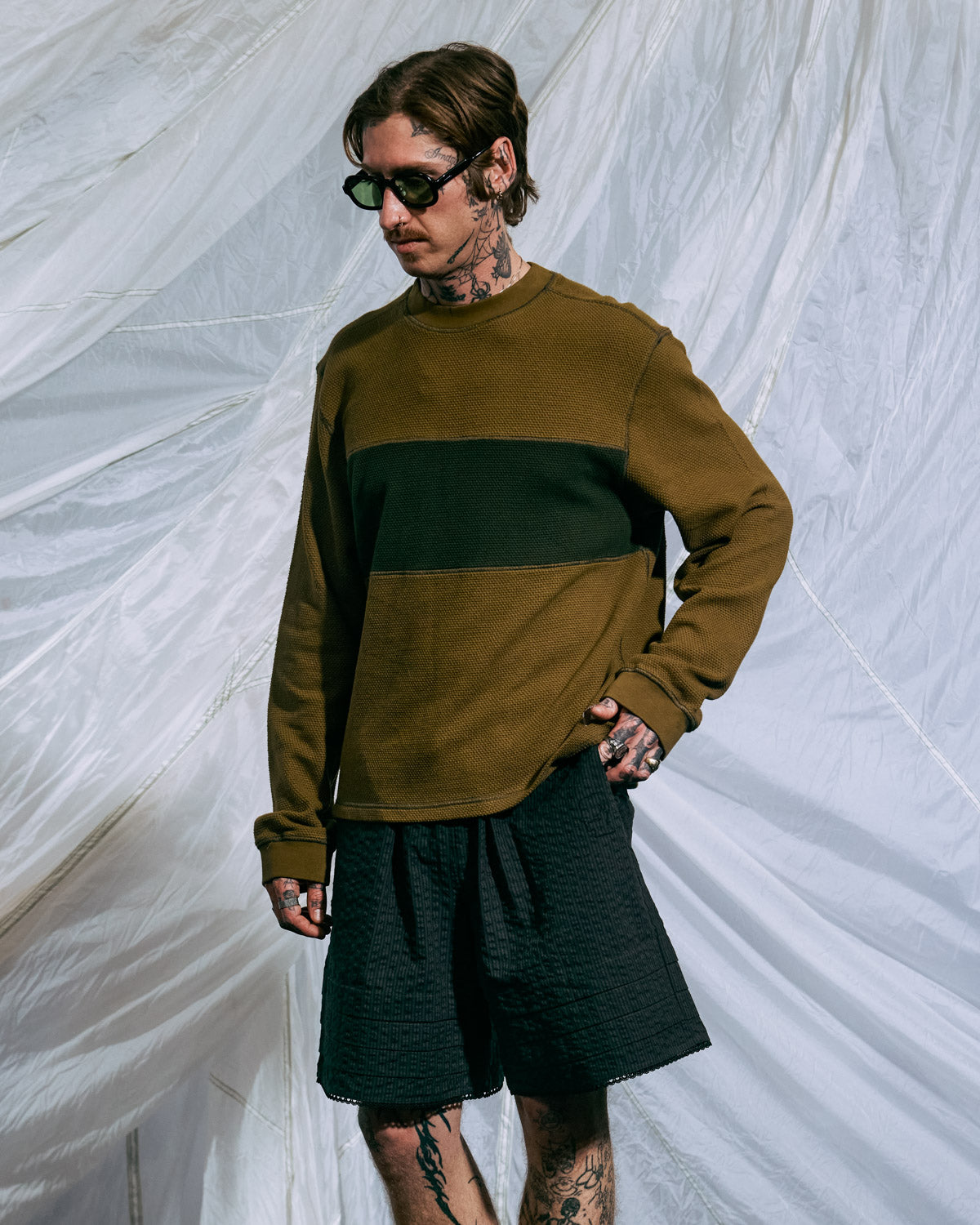 Thermal Long Sleeve Tee - Olive – Brain Dead