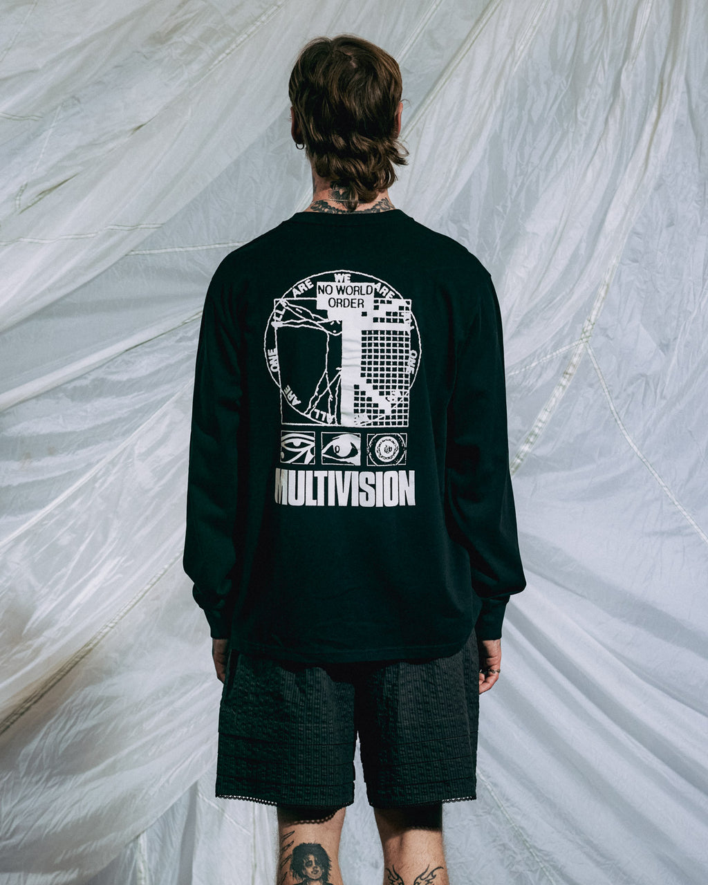 Multi Vision Long Sleeve Shirt - Black 4