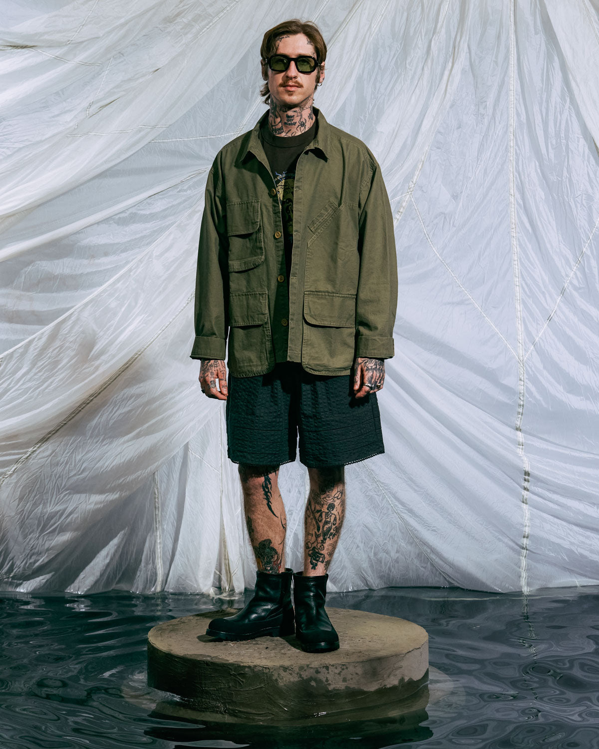 Military Shirt Jacket - Army – Brain Dead