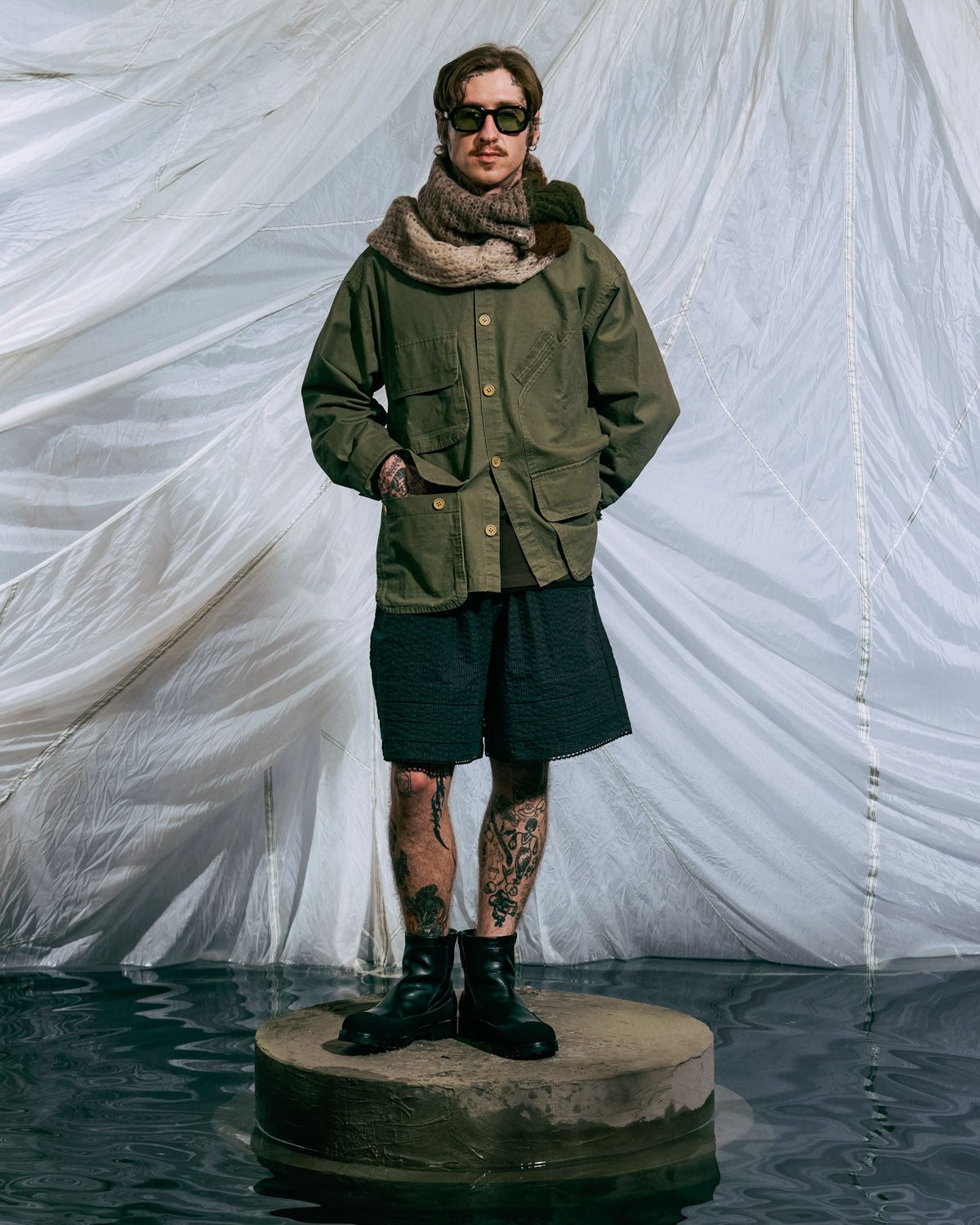 Military Shirt Jacket - Army – Brain Dead