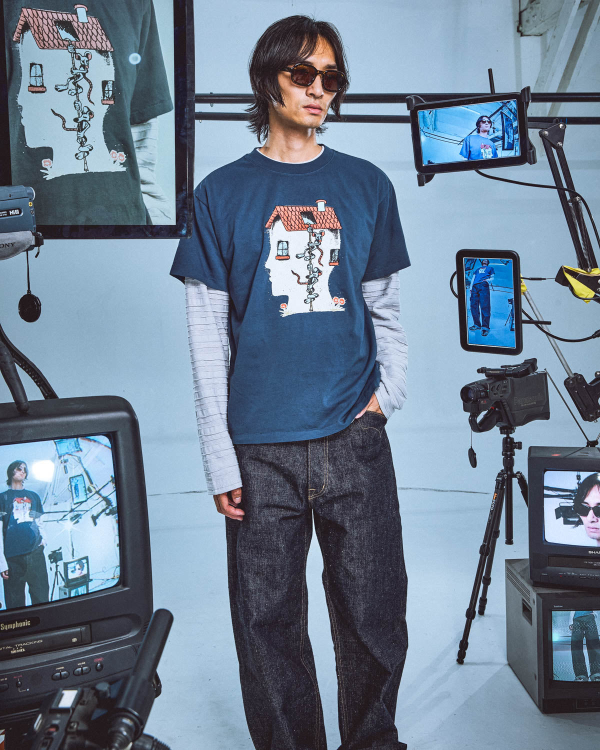 House Mouse T-shirt - Blue 4
