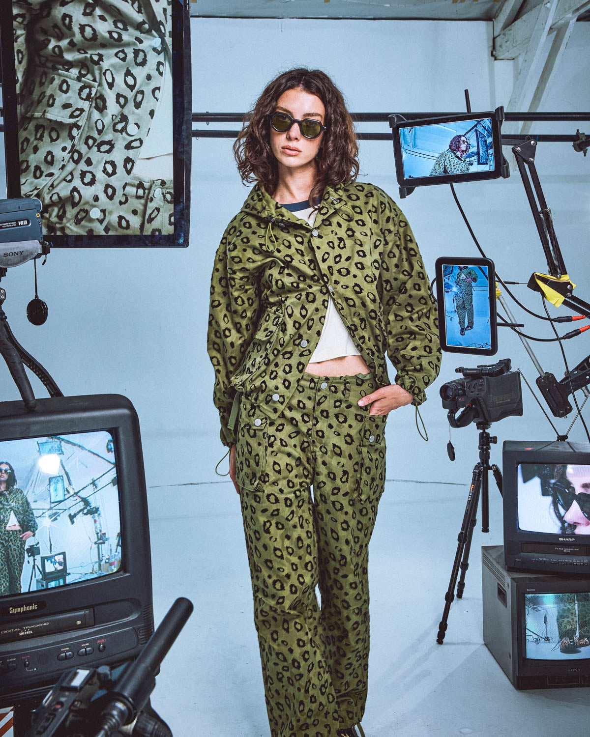Hooded Chore Coat - Flocked Leopard Camo 6