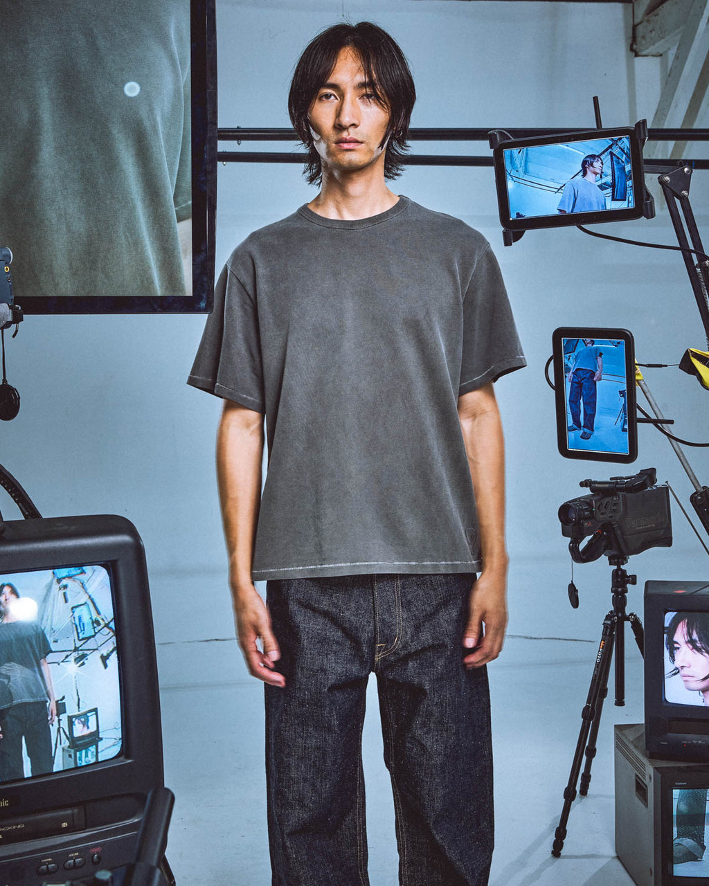 Pigment Pique T-shirt - Washed Black 2
