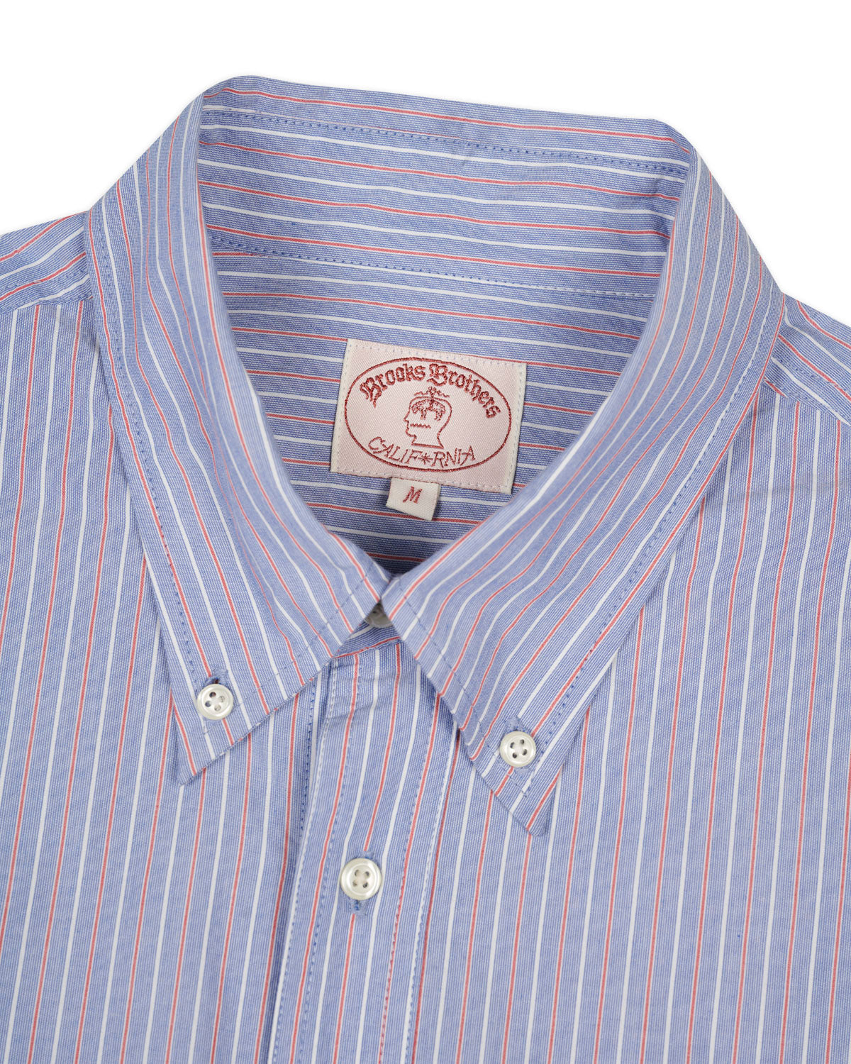 Brooks Brothers California Half Placket Oxford Button Up Shirt - Blue Brooks Brothers California Half Placket Oxford Button Up Shirt - Blue