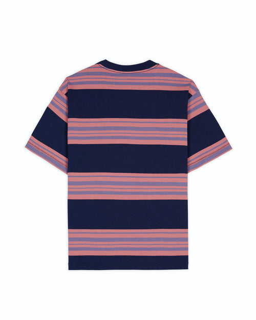 Baker Striped Pocket T-shirt - Navy 2