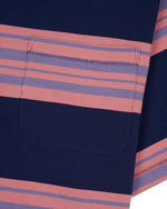 Baker Striped Pocket T-shirt - Navy 3