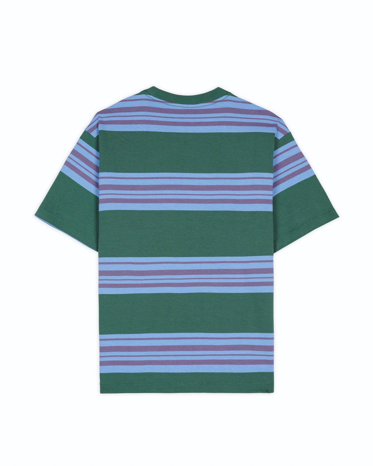 Green and sale purple striped shirt