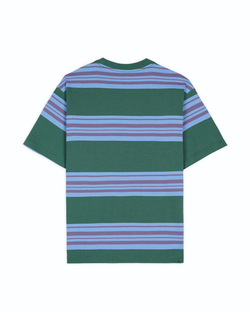 Baker Striped Pocket T-shirt - Green 2