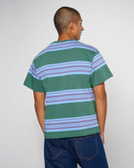 Baker Striped Pocket T-shirt - Green 5
