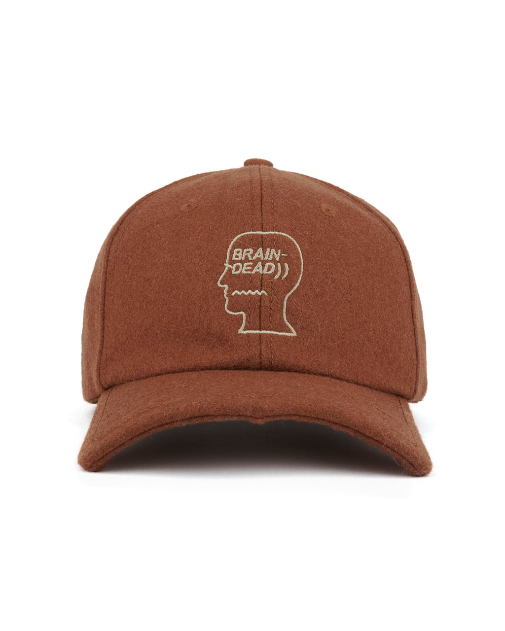 Batwing Logohead Flannel Hat - Brown