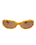 Bingo Post Modern Primitive Eye Protection - Amber Tortoise 1