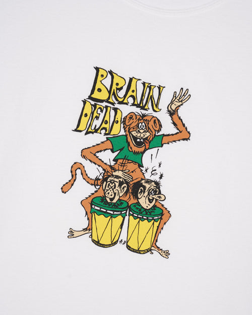 Bongo Brain T-shirt - White 2