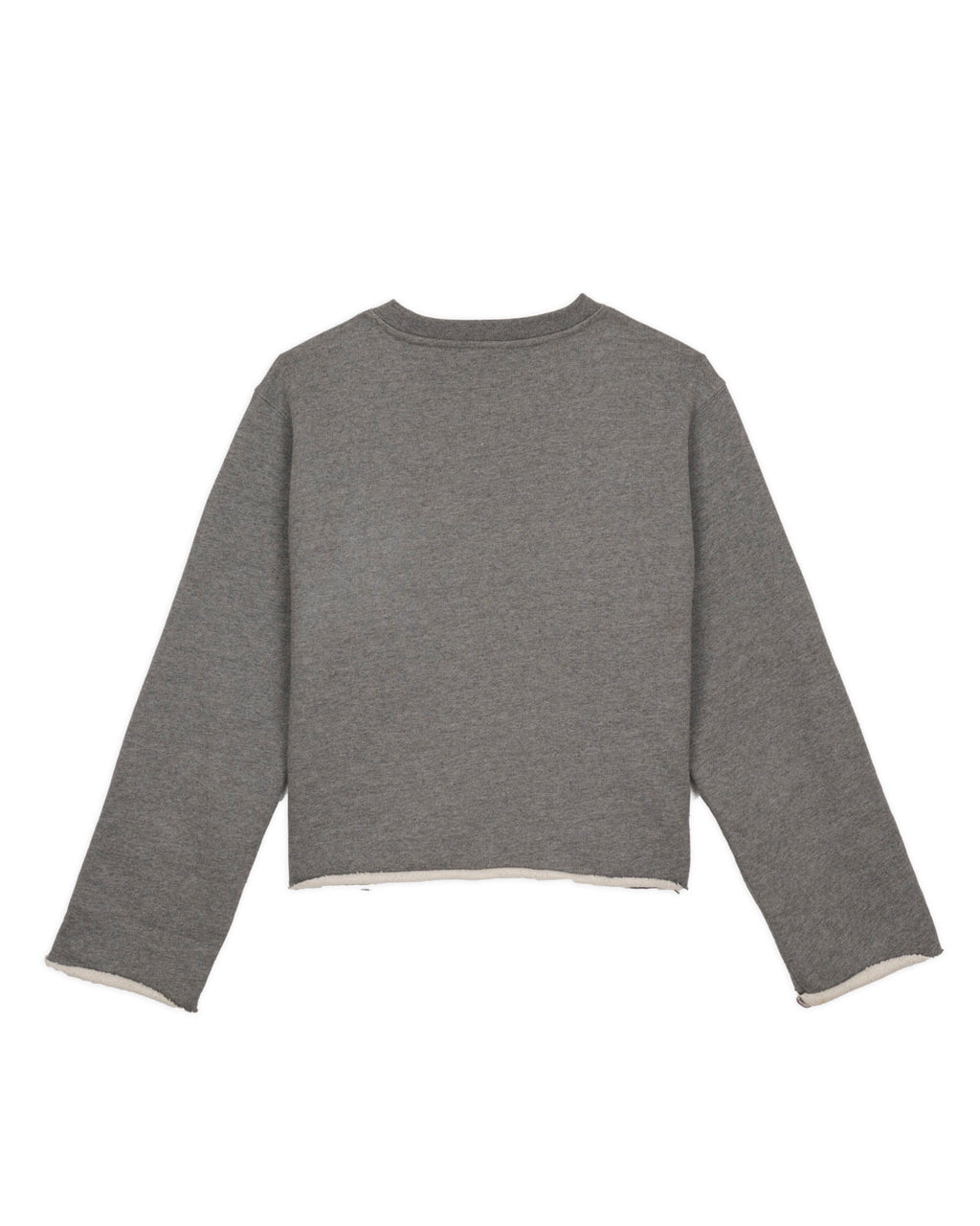 Boxy French Terry Sweatshirt - Heather Grey 5