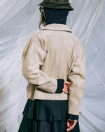 Boxy Ruffle Jacket - Natural 7