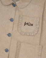 Boxy Ruffle Jacket - Natural 3